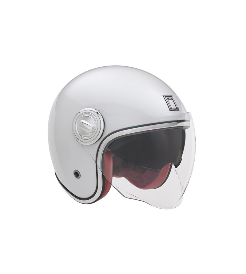 CASQUE JET NOX PREMIUM HERITAGE BLANC PERLE T57-58 M - CE 22.06