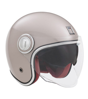 CASQUE JET NOX PREMIUM HERITAGE CHAMPAGNE ROSE T59-60 L - CE 22.06