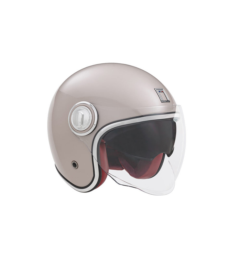 CASQUE JET NOX PREMIUM HERITAGE CHAMPAGNE ROSE T59-60 L - CE 22.06