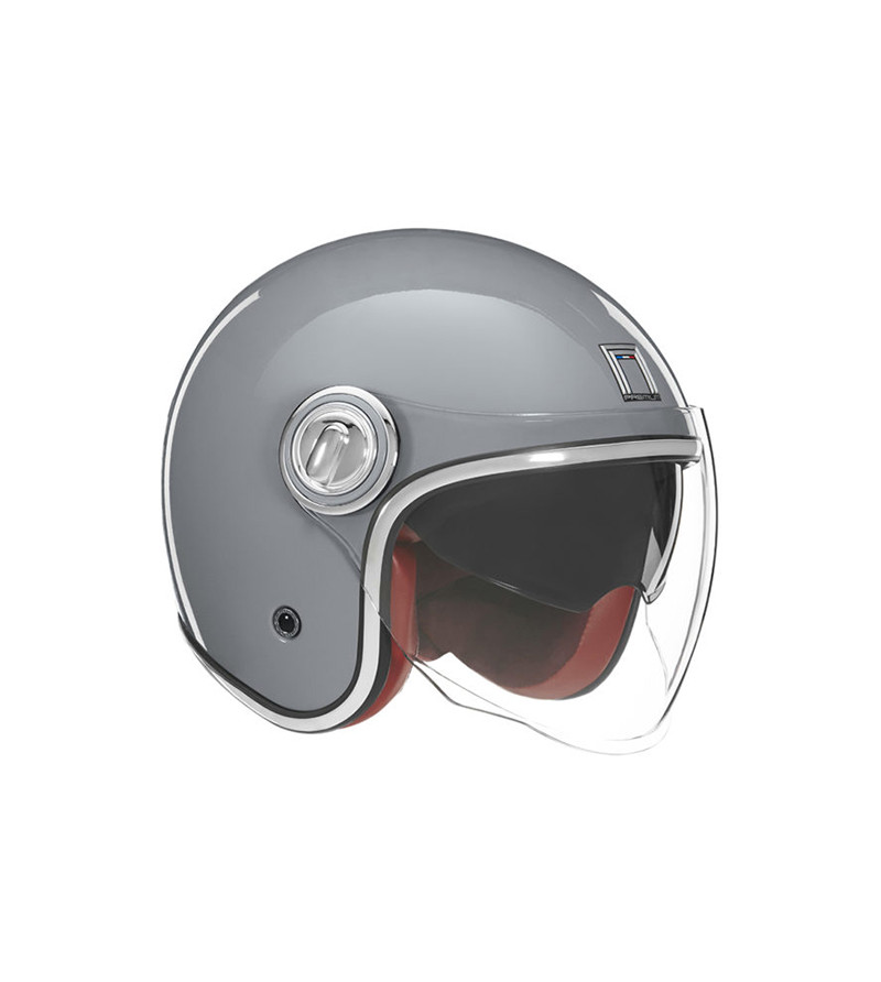 CASQUE JET NOX PREMIUM HERITAGE GRIS NARDO T59-60 L - CE 22.06