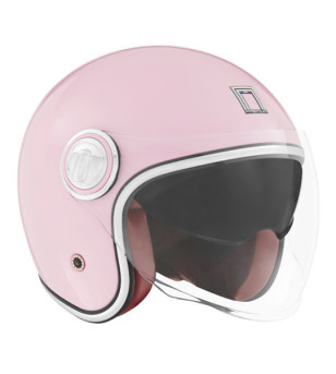 CASQUE JET NOX PREMIUM HERITAGE ROSE PASTEL T53-54 XS - CE 22.06