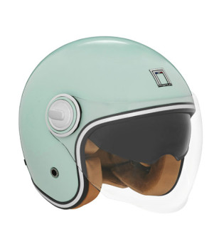 CASQUE JET NOX PREMIUM HERITAGE VERT D EAU T53-54 XS - CE 22.06