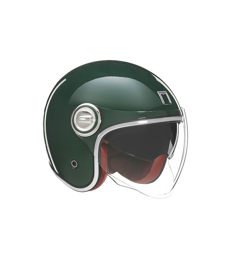 CASQUE JET NOX PREMIUM HERITAGE VERT ANGLAIS T53-54 XS - CE 22.06