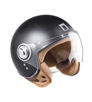 CASQUE JET NOX PREMIUM  IDOL NOIR MAT T53-54 XS - CE 22.06