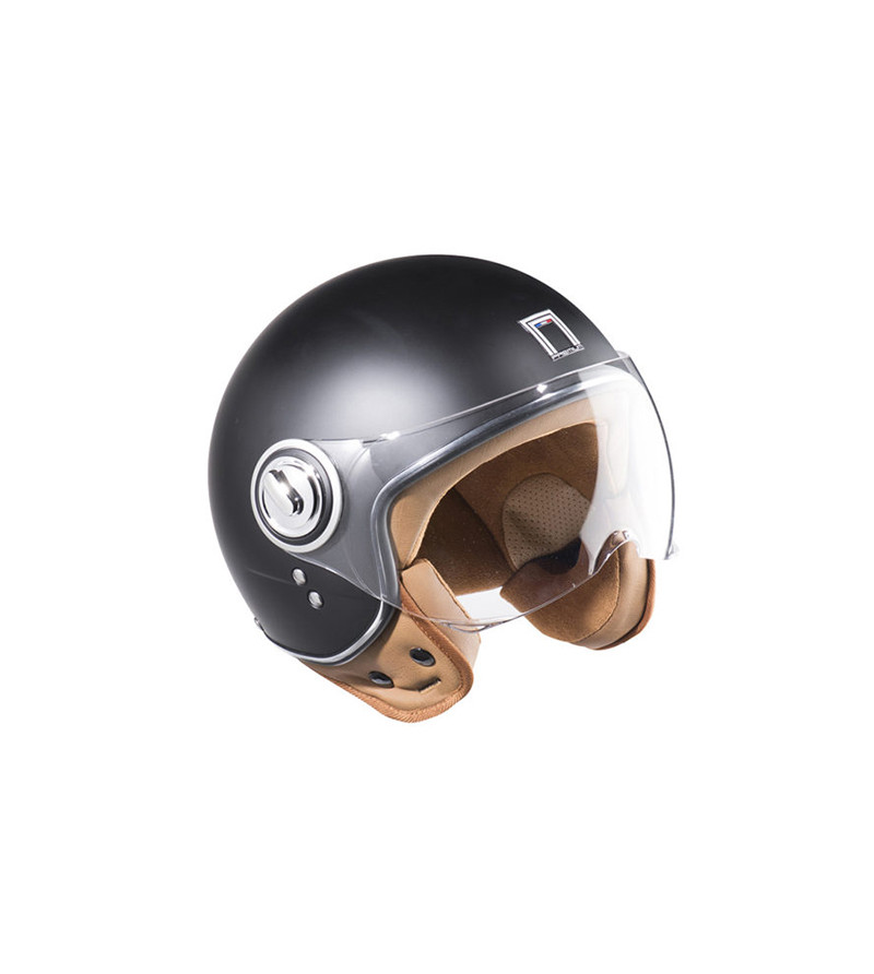 CASQUE JET NOX PREMIUM  IDOL NOIR MAT T53-54 XS - CE 22.06