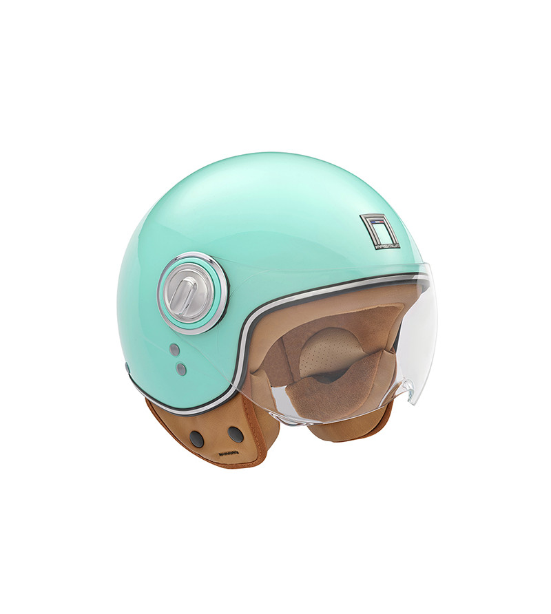 CASQUE JET NOX PREMIUM IDOL  VERT PASTEL T59-60 L - CE 22.06