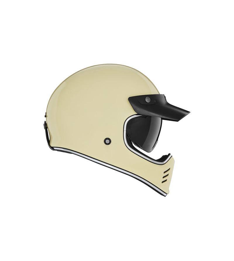 CASQUE CROSS NOX PREMIUM  SEVENTY II IVOIRE T63-64 XXL - CE 22.06