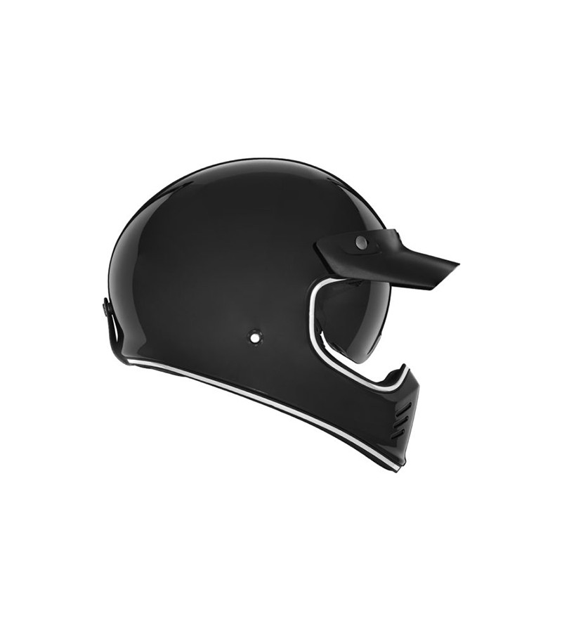 CASQUE CROSS NOX PREMIUM  SEVENTY II NOIR MAT T59-60 L - CE 22.06