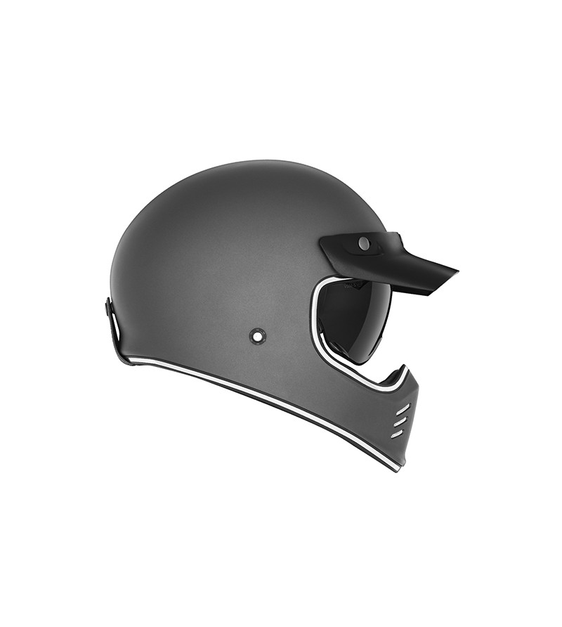 CASQUE CROSS NOX PREMIUM  SEVENTY II TITANIUM MAT T59-60 L - CE 22.06