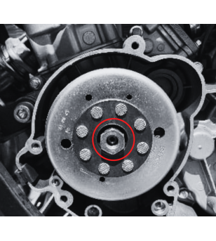 Écrou d'allumage pour motos DERBI/GILERA/APRILIA Ø10mm Accueil sur le site du spécialiste des deux roues O-TAKET.COM