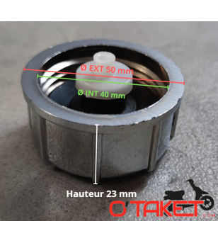Bouchon essence Chromé adaptable Scooters/Motos/Mobylettes Accueil sur le site du spécialiste des deux roues O-TAKET.COM