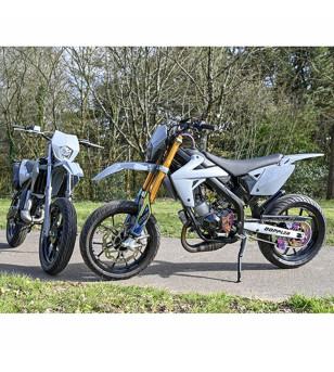 CARROSSERIE/CARENAGE MECABOITE/MOTO TUN'R KIT RIEJU MRT 50/125 MARATHON 2022- GRIS NARDO