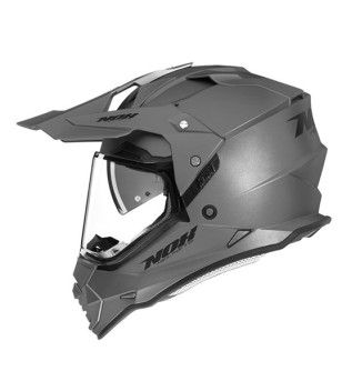 CASQUE CROSS DOUBLE ECRAN NOX N312 TITANIUM MAT T61-62 XL - CE 22.06