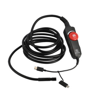 ENDOSCOPE DIGITAL USB - FIBRE OPTIQUE 3M (TRANSMISSION SUR SMARTPHONE OU TABLETTE)