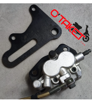 Ensemble de freinage arrière étrier + pédale + maître cylindre et bocal Accueil sur le site du spécialiste des deux roues O-T...