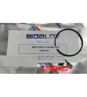 Segment fonte chromé Bidalot Ø40mm Accueil sur le site du spécialiste des deux roues O-TAKET.COM