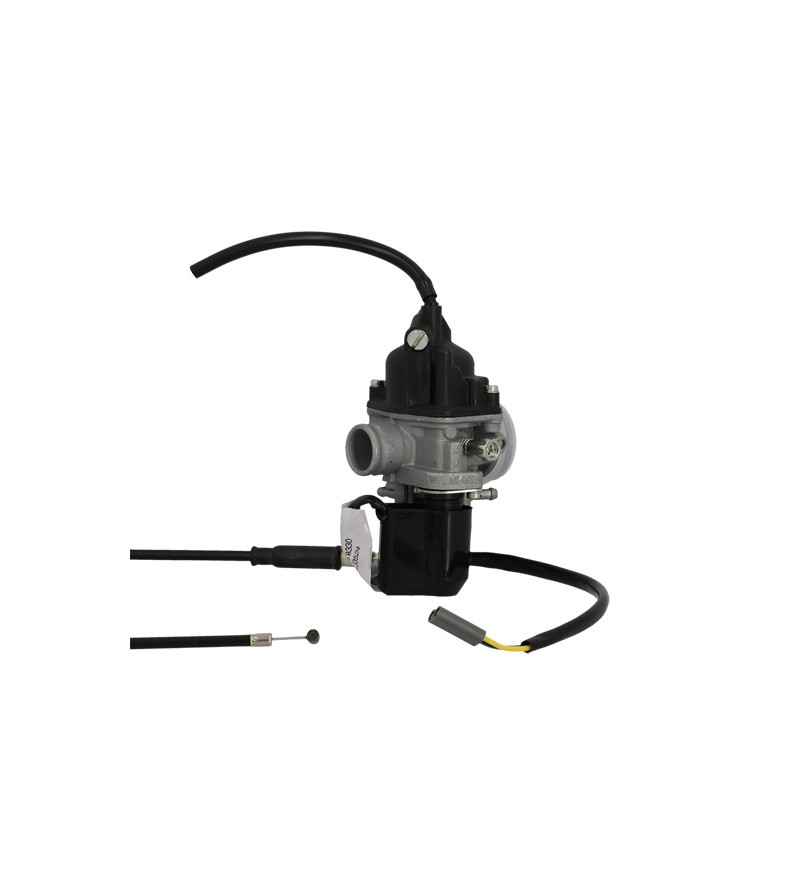 CARBURATEUR DELLORTO PHVA 12 PIAGGIO SOUPLE (GRAISSAGE) STARTER ELEC.