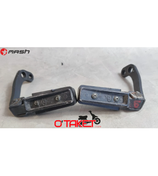Cale/Repose pied avant conducteur (lot) Fifty/Seventy/Seventy Five/Seventy Five Vintage/New Seventy/Scrambler origine MASH Ac...